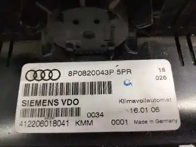 Автозапчасти б/у отопление / кондиционирование воздуха за audi a3 (8p) 2.0 tdi ambiente ссылки oem iam 8p0820043p  