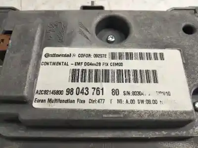 Second-hand car spare part multifunction display for citroen ds5 2.0 hdi fap cat (rh02 / dw10cted4) oem iam references 9804376180  