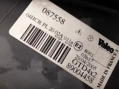 Peça sobressalente para automóvel em segunda mão farol / farolim esquerdo por renault scénic i monospace (ja0/1_, fa0_) 1.9 dti (ja1u) referências oem iam 087558  89004458