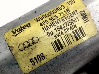 Peça sobressalente para automóvel em segunda mão motor do limpador traseiro por audi a6 avant (4f5) 2.8 fsi referências oem iam 4f9955711b  