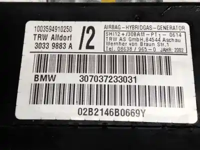 Second-hand car spare part front left side airbag for bmw x5 (e53) 3.0d oem iam references 307037233031  