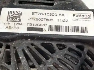 Peça sobressalente para automóvel em segunda mão alternador por ford transit courier * referências oem iam et7610300aa  