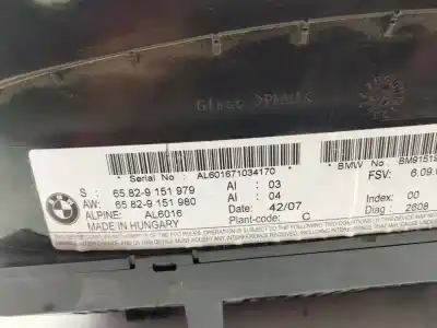 Second-hand car spare part multifunction display for bmw 3 coupé (e92) 320 d oem iam references 9151979  