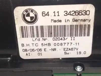 Peça sobressalente para automóvel em segunda mão comando de sofagem (chauffage / ar condicionado) por bmw x3 (e83) 2.0 d referências oem iam 3426630  