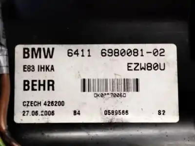 Peça sobressalente para automóvel em segunda mão aquecimento normal completo por bmw x3 (e83) 2.0 d referências oem iam 698008102  