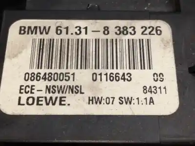Second-hand car spare part headlights switch for bmw 3 (e46) 320 d oem iam references 8383226  