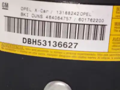 Pezzo di ricambio per auto di seconda mano air bag anteriore sinistro per opel corsa c (x01) 1.2 twinport (f08 f68) riferimenti oem iam dbh53136627  