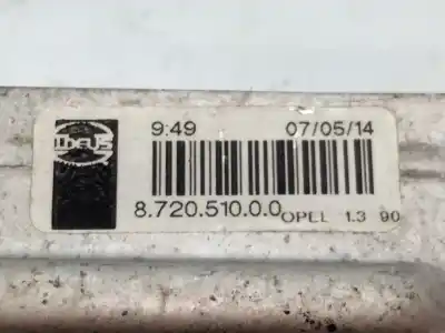 Автозапчастина б/у інтеркулер для opel corsa d selective посилання на oem iam 872051000  