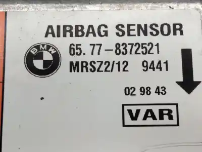 Peça sobressalente para automóvel em segunda mão centralina de airbag por bmw 3 (e46) 320 d referências oem iam 8372521  