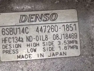 Peça sobressalente para automóvel em segunda mão compressor de ar condicionado a/a a/c por bmw 3 coupé (e92) 320 d referências oem iam 4472601851  
