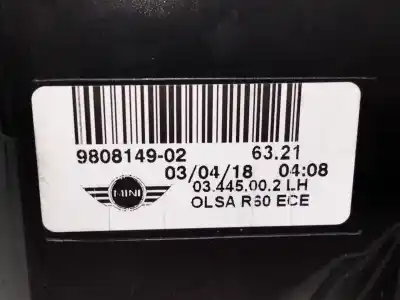 Автозапчасти б/у левый задний фонарь за mini mini countryman (r60) cooper d ссылки oem iam 980814902  