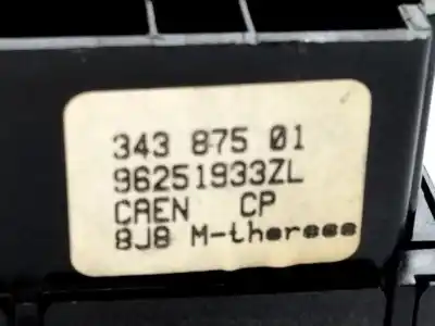 Peça sobressalente para automóvel em segunda mão comutador de luzes por peugeot 406 (8b) 1.8 16v referências oem iam 96251933zl  