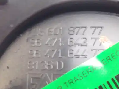 Second-hand car spare part interior right rear handle for citroen c3 1.4 premier oem iam references 9680187777  