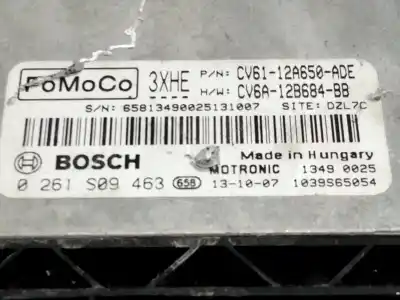Автозапчасти б/у блок управления двигателем за ford c-max (ceu) titanium ссылки oem iam cv6112a650ade  cv6a12b684bb