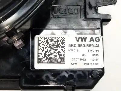 Second-hand car spare part air bag ring for audi a1 (8xk) 1.0 tfsi oem iam references 5k0953569al  