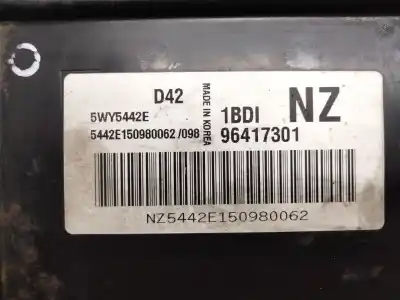Second-hand car spare part ecu engine control for chevrolet matiz sx oem iam references 96417301  