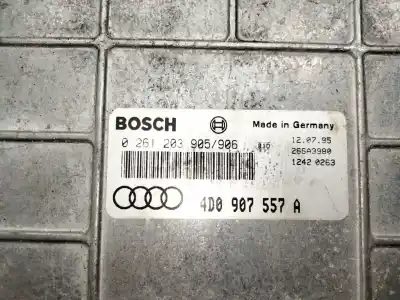 Автозапчастина б/у ебу контролер двигуна для audi a8 (d2) 3.7 v8 32v посилання на oem iam 4d0907557a  0261203905