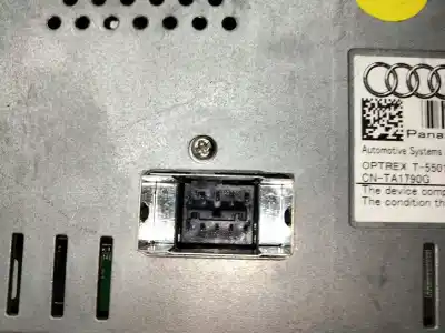 Second-hand car spare part multifunction display for audi a4 b8 avant (8k5) 2.0 tdi oem iam references 8t0919603a  