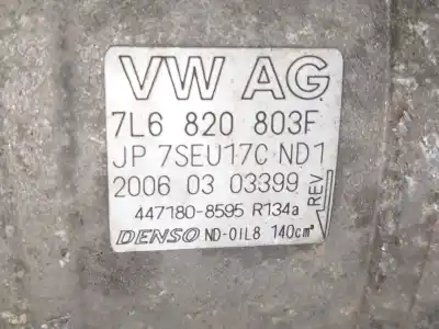 Tweedehands auto-onderdeel airconditioning compressor voor audi q7 (4lb) 3.0 tdi quattro oem iam-referenties 7l6820803f  