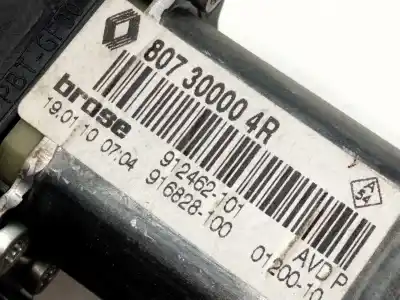 Second-hand car spare part right front window motor for renault megane iii fastback (bz0/1_, b3_) 1.5 dci oem iam references 807300004r  