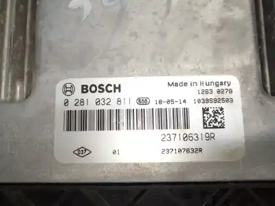 Pezzo di ricambio per auto di seconda mano centralina motore per dacia dokker ambiance riferimenti oem iam 237106319r  0281032811