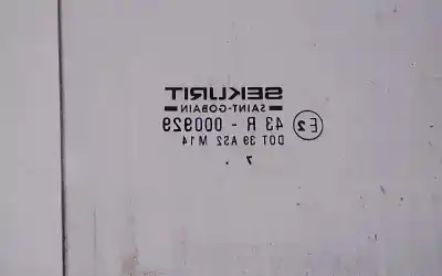 Second-hand car spare part left front glass window for citroen jumpy (u6u_) 1.9 d oem iam references 43r000929  