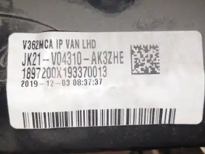 Second-hand car spare part dashboard for ford transit custom v362 autobús (f3) 2.0 ecoblue oem iam references jk21v04310ak3zhe  
