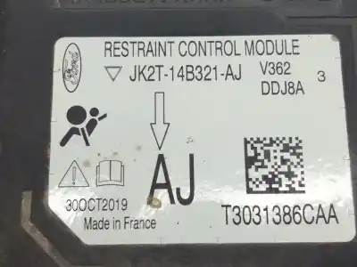 Piesă de schimb auto la mâna a doua unitate de control airbag pentru ford transit custom v362 autobús (f3) 2.0 ecoblue referințe oem iam jk2t14b321aj  