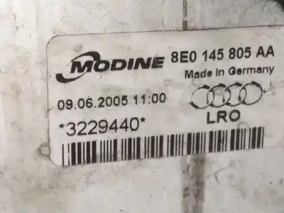Автозапчастина б/у інтеркулер для audi a4 b7 (8ec) 2.0 tfsi quattro посилання на oem iam 8e0145805aa  
