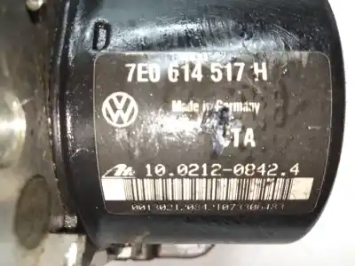 Автозапчастина б/у абс для volkswagen transporter v furgón (7ha, 7hh, 7ea, 7eh) 2.0 посилання на oem iam 7e0614517h  