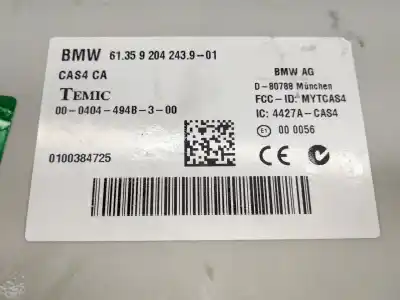Pezzo di ricambio per auto di seconda mano modulo elettronico per bmw 7 (f01, f02, f03, f04) 730 d riferimenti oem iam 61359204243901   Pezzo di ricambio per auto di seconda mano modulo elettronico per bmw 7 (f01, f02, f03, f04) 730 d riferimenti oem iam 61359204243901