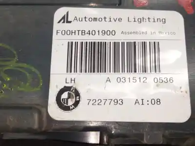 Second-hand car spare part left tailgate door light for bmw x5 (e70) xdrive 30 d oem iam references 7227793  