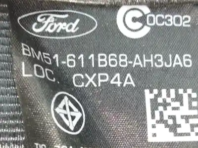 Автозапчастина б/у задній лівий ремін безпеки для ford focus iii sedán 1.0 ecoboost посилання на oem iam bm51611b68  