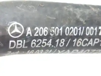 Автозапчастина б/у труба для mercedes-benz c-class all-terrain (s206) c 220 d 4-matic (206.214) посилання на oem iam a2065010201  