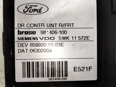 Автозапчасти б/у мотор стекла переднего правого за ford focus c-max (cap) 2.0 tdci cat ссылки oem iam 981406100  