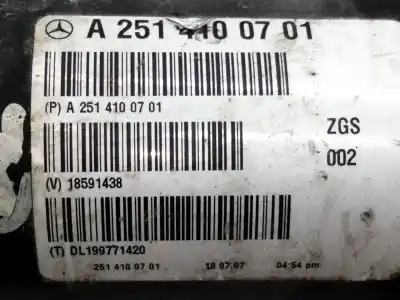 Автозапчастина б/у передній кардан для mercedes clase r (w251, v251) r 320 cdi 4-matic (251.022, 251.122) посилання на oem iam a2514100701  