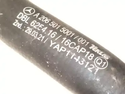 Автозапчасти б/у трубка за mercedes-benz c-class all-terrain (s206) c 220 d 4-matic (206.214) ссылки oem iam a2065015001  