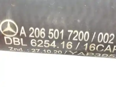 Автозапчастина б/у труба для mercedes-benz c-class all-terrain (s206) c 220 d 4-matic (206.214) посилання на oem iam a2065017200  