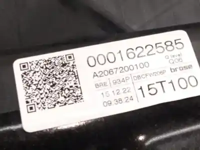 Автозапчастина б/у регулятор вікна передній лівий для mercedes-benz c-class all-terrain (s206) c 220 d 4-matic (206.214) посилання на oem iam a2067200100 a2067206501  