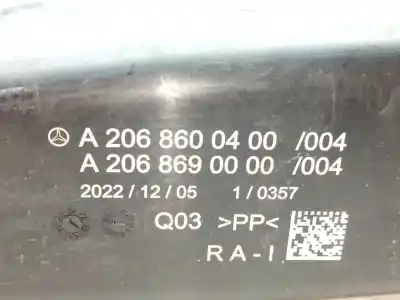 Автозапчастина б/у чистий депозит для mercedes-benz c-class all-terrain (s206) c 220 d 4-matic (206.214) посилання на oem iam a2068600400 a2068690000  