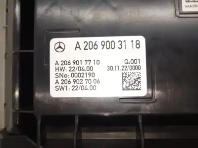 Автозапчастина б/у багатофункційний дисплей для mercedes-benz c-class all-terrain (s206) c 220 d 4-matic (206.214) посилання на oem iam a2069003118  