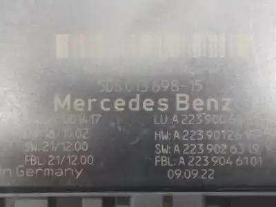 Автозапчастина б/у перевір блоку управління для mercedes-benz c-class all-terrain (s206) c 220 d 4-matic (206.214) посилання на oem iam a2239006827  