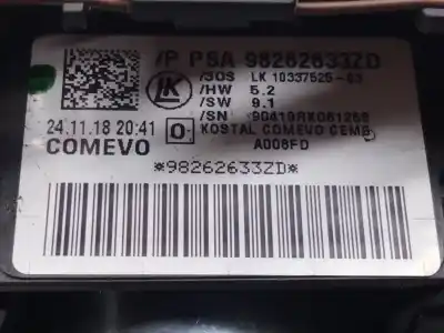 Second-hand car spare part indicator switch for citroen ds 7 ds 7 crossback buehdi oem iam references 98262633zd  