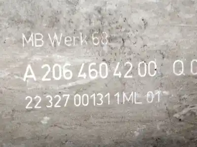 Автозапчасти б/у передний кардан за mercedes-benz c-class all-terrain (s206) c 220 d 4-matic (206.214) ссылки oem iam a2064604200  