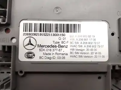 Автозапчастина б/у модуль комфорт для mercedes-benz c-class all-terrain (s206) c 220 d 4-matic (206.214) посилання на oem iam a2069008219  