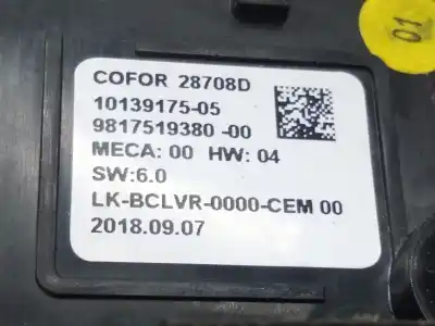 Second-hand car spare part electronic module for citroen ds 7 ds 7 crossback buehdi oem iam references 9817519380  