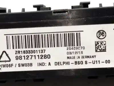 Second-hand car spare part electronic module for citroen ds 7 ds 7 crossback buehdi oem iam references 9812711280  