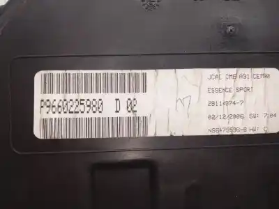 Second-hand car spare part dashboard for citroen c2 vtr oem iam references p9660225980  