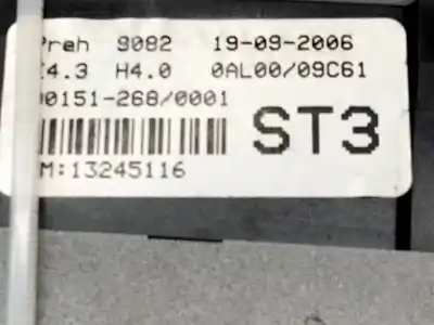 Автозапчастина б/у контроль опалення / кондиціонації для opel astra h gtc (a04) 1.7 cdti (l08) посилання на oem iam 90151268  