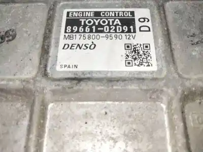 Second-hand car spare part ecu engine control for toyota auris (_e15_) 2.0 d-4d (ade150_) oem iam references 8966102d91  
